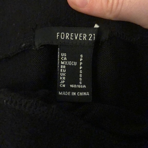 Black drawstring jogger/sweatpants - Picture 3 of 3